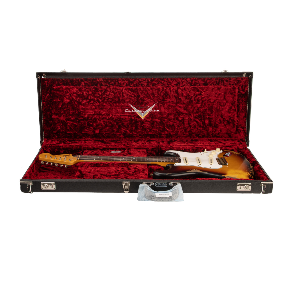Fender Custom Shop #30 1967 Stratocaster Heavy Relic Electric Guitar - Faded Aged 3-Color Sunburst - #CZ555993