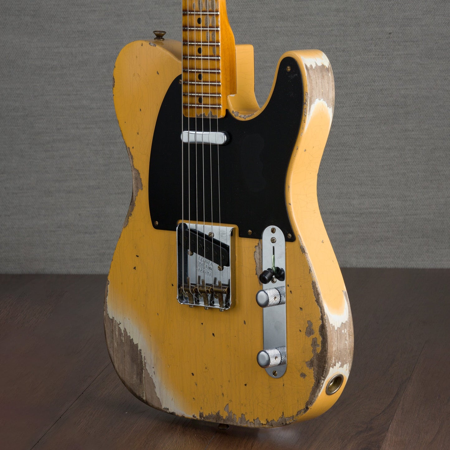 Fender Custom Shop 1950 Double Esquire Heavy Relic Electric Guitar - Aged Nocaster Blonde