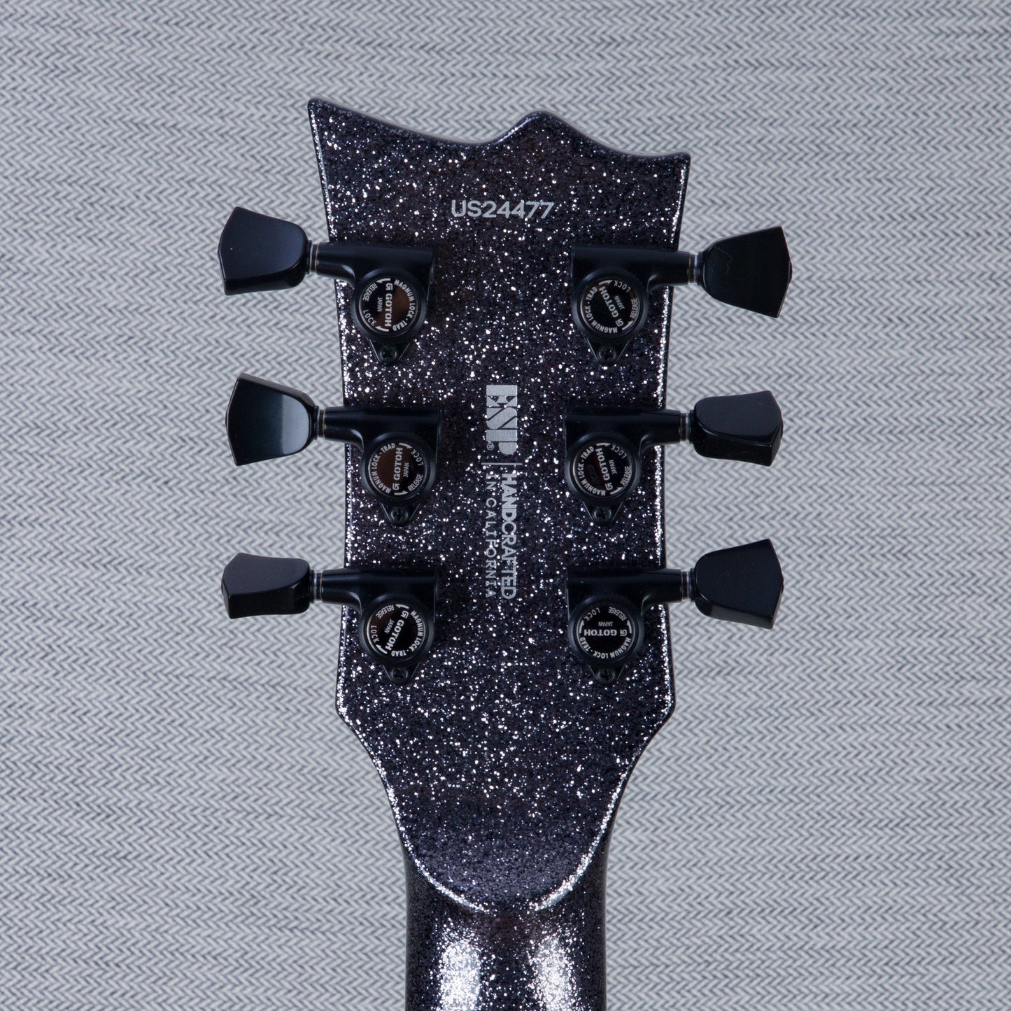 ESP USA Eclipse Electric Guitar - Black Sparkle - #US24477 - Mint, Open Box