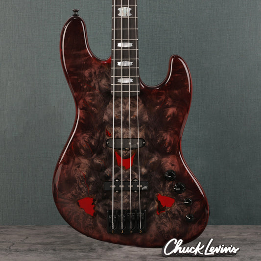 Spector USA Custom Coda4 Deluxe Bass Guitar - Bloodstone - CHUCKSCLUSIVE - #161