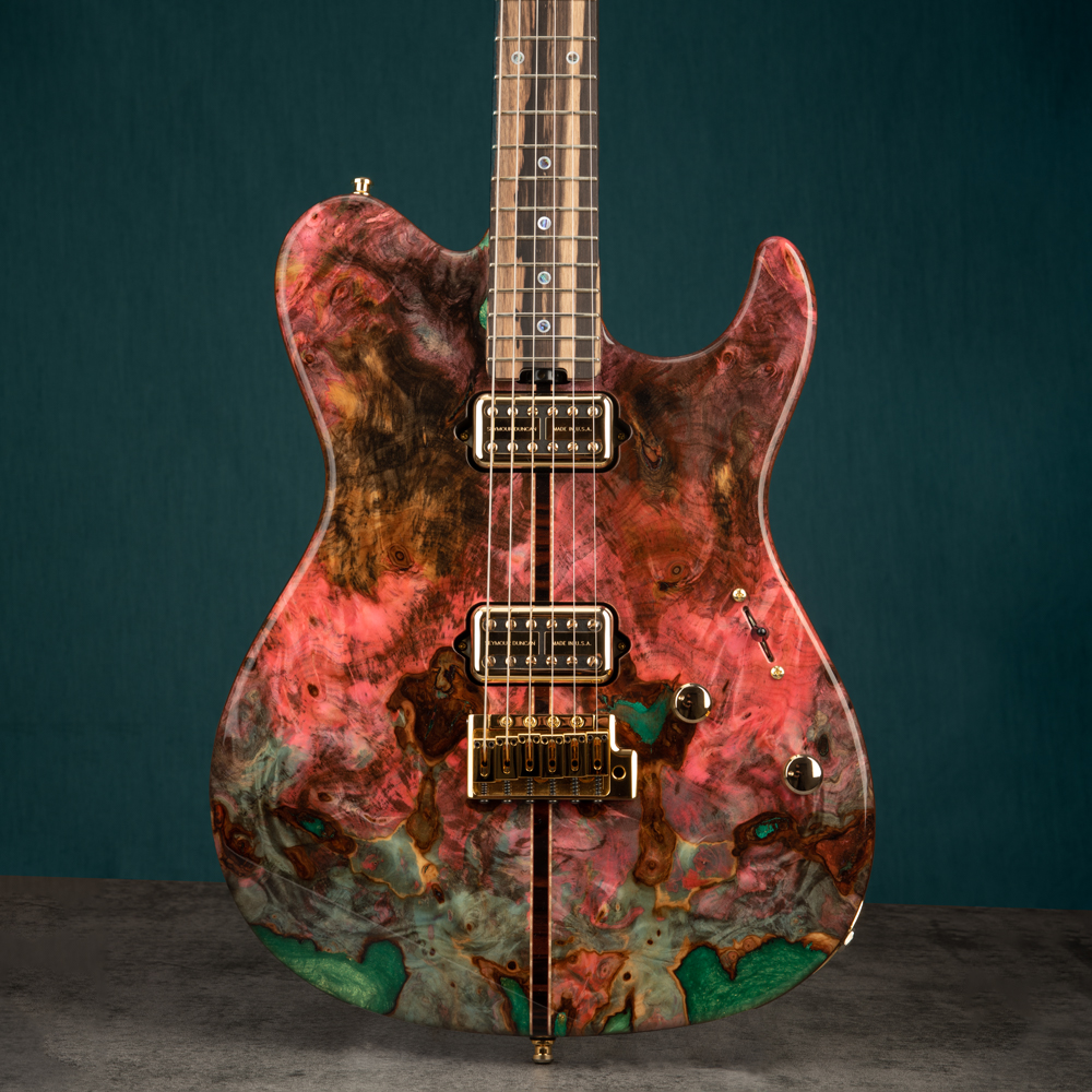 ESP Exhibition Limited Throbber CTM FL Electric Guitar - Natural Amorous Brown