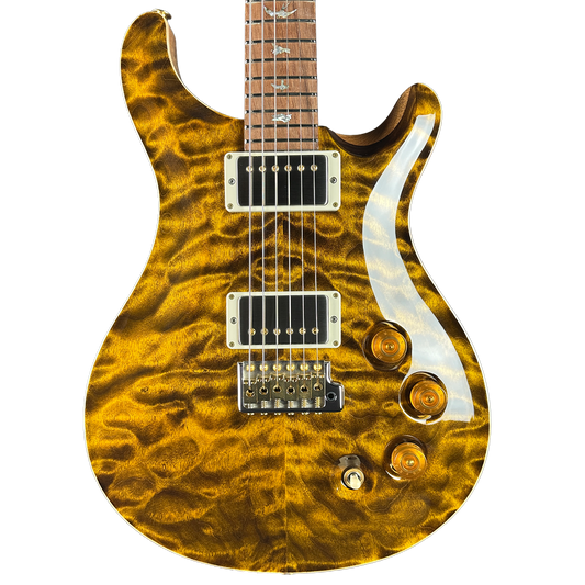 PRS Wood Library DGT Quilt 10 Top Yellow Tiger w/case 0408151