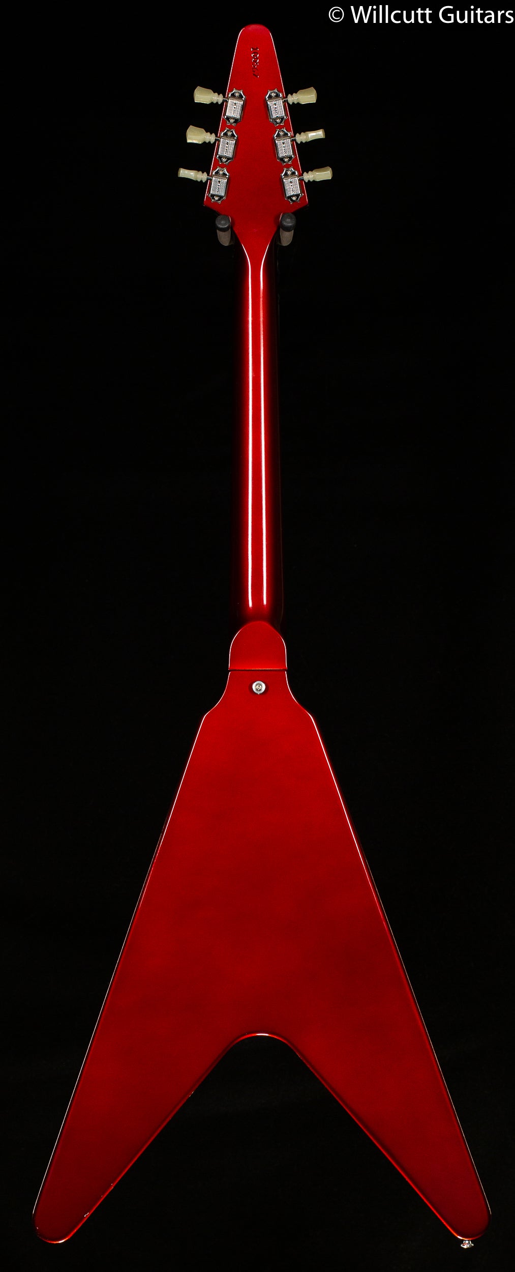 Gibson Custom Shop 1967 Mahogany Flying V Reissue Sparkling Burgundy VOS Short Maestro Chrome