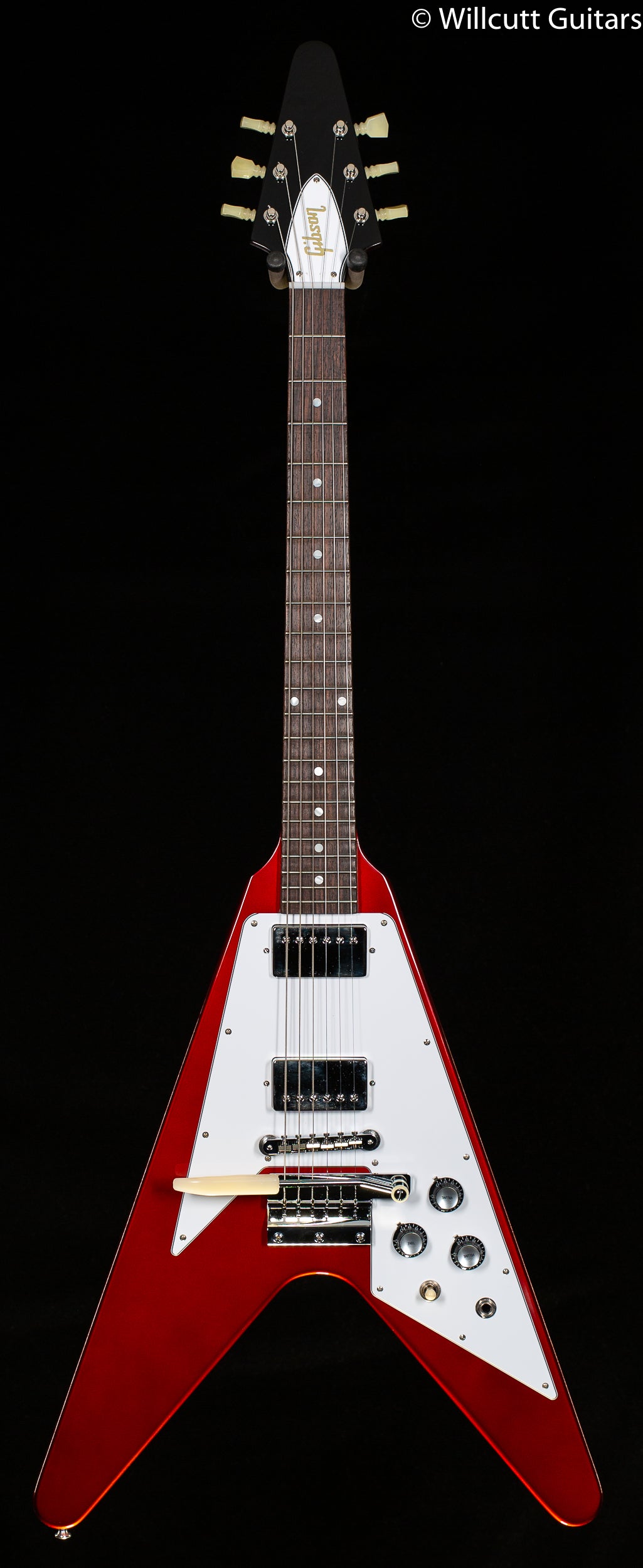 Gibson Custom Shop 1967 Mahogany Flying V Reissue Maestro Vibrola Gloss (007)