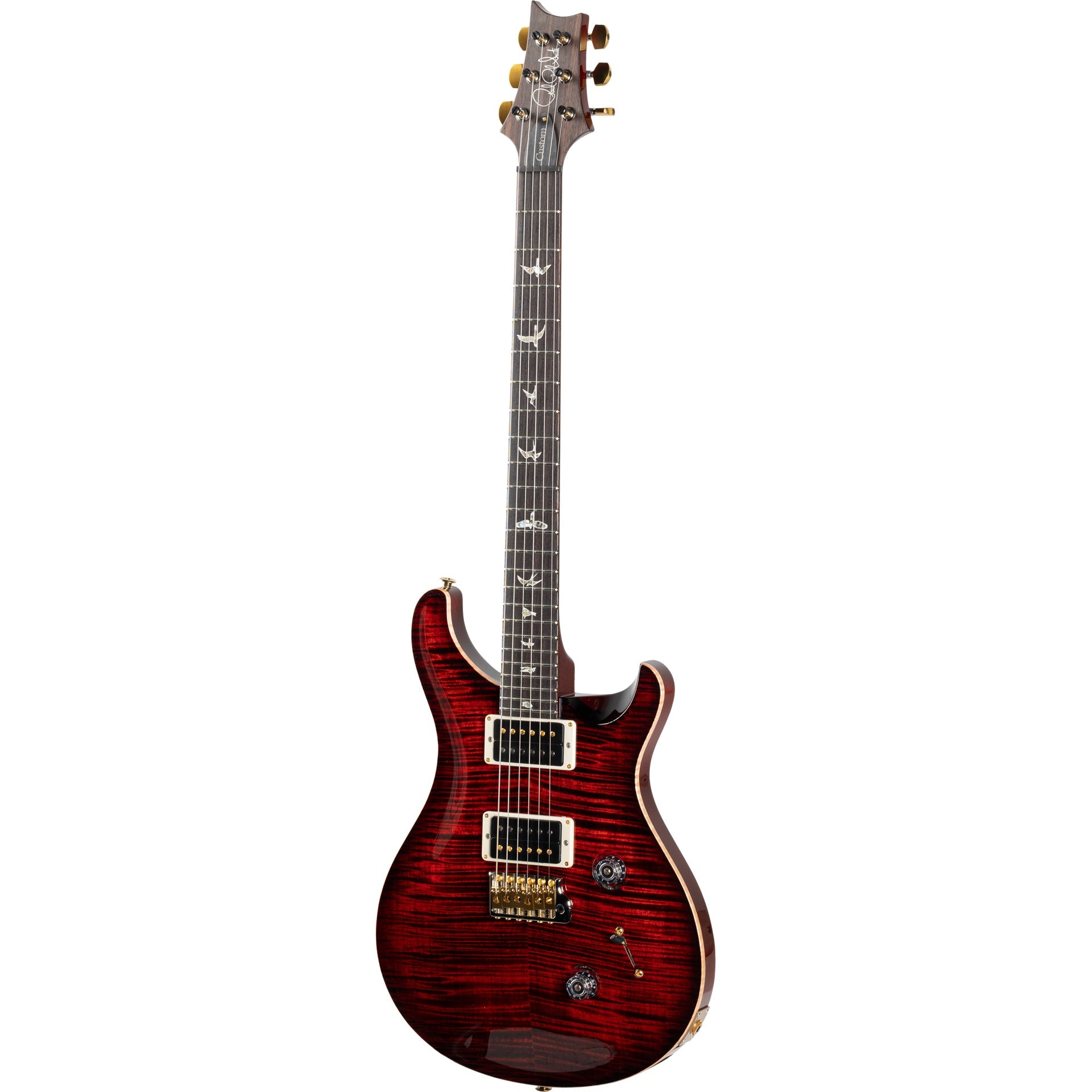 PRS Custom 24 10 Top Electric Guitar, Fire Red Burst