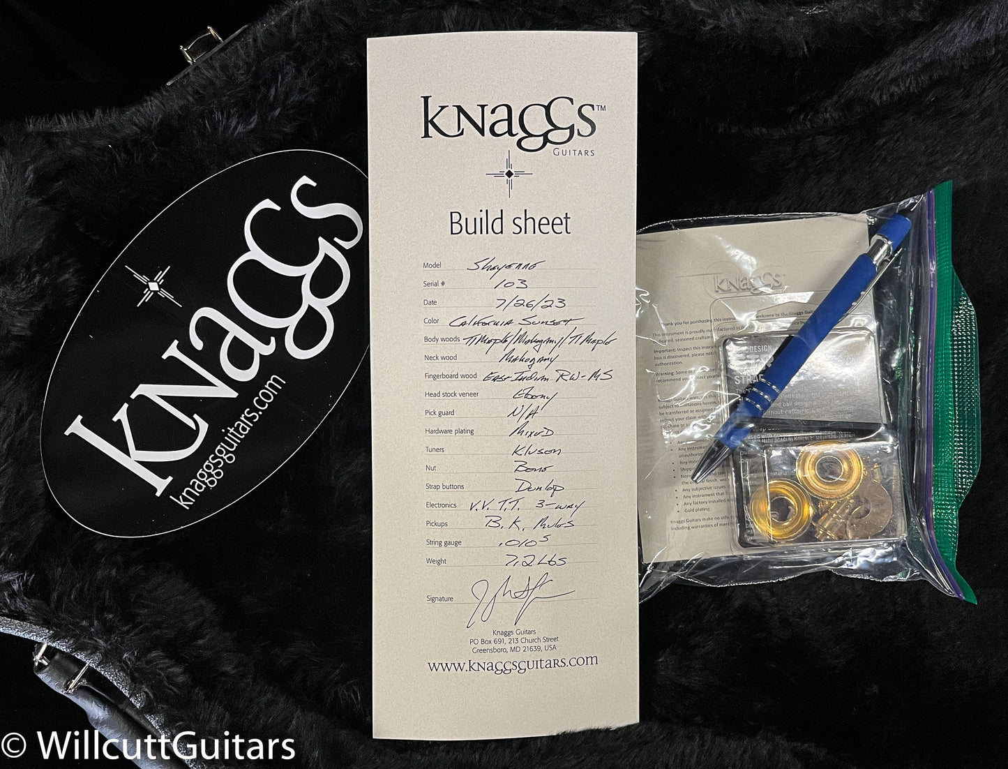 Knaggs Influence Sheyenne California Sunset Tier 1 Top/Back (103)