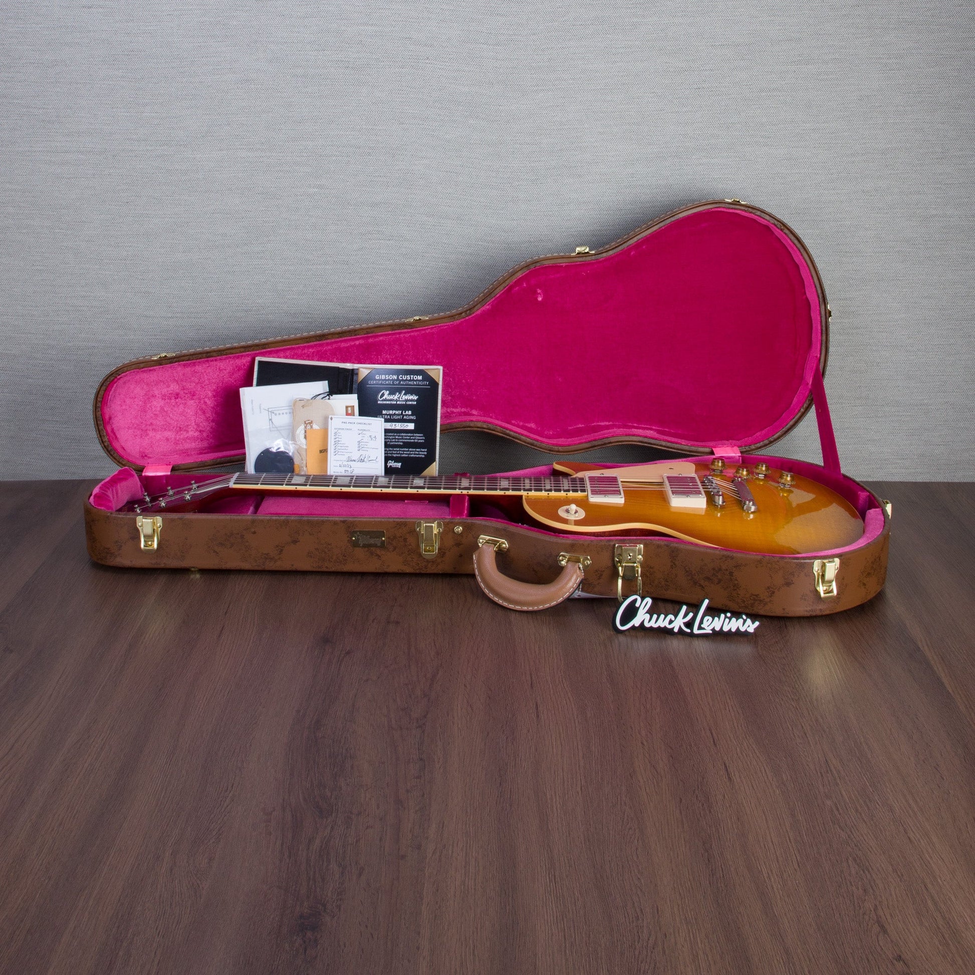Gibson Murphy Lab1959 Les Paul Standard - Ultra Light Aged Dirty Lemon Burst - CHUCKSCLUSIVE - #931550