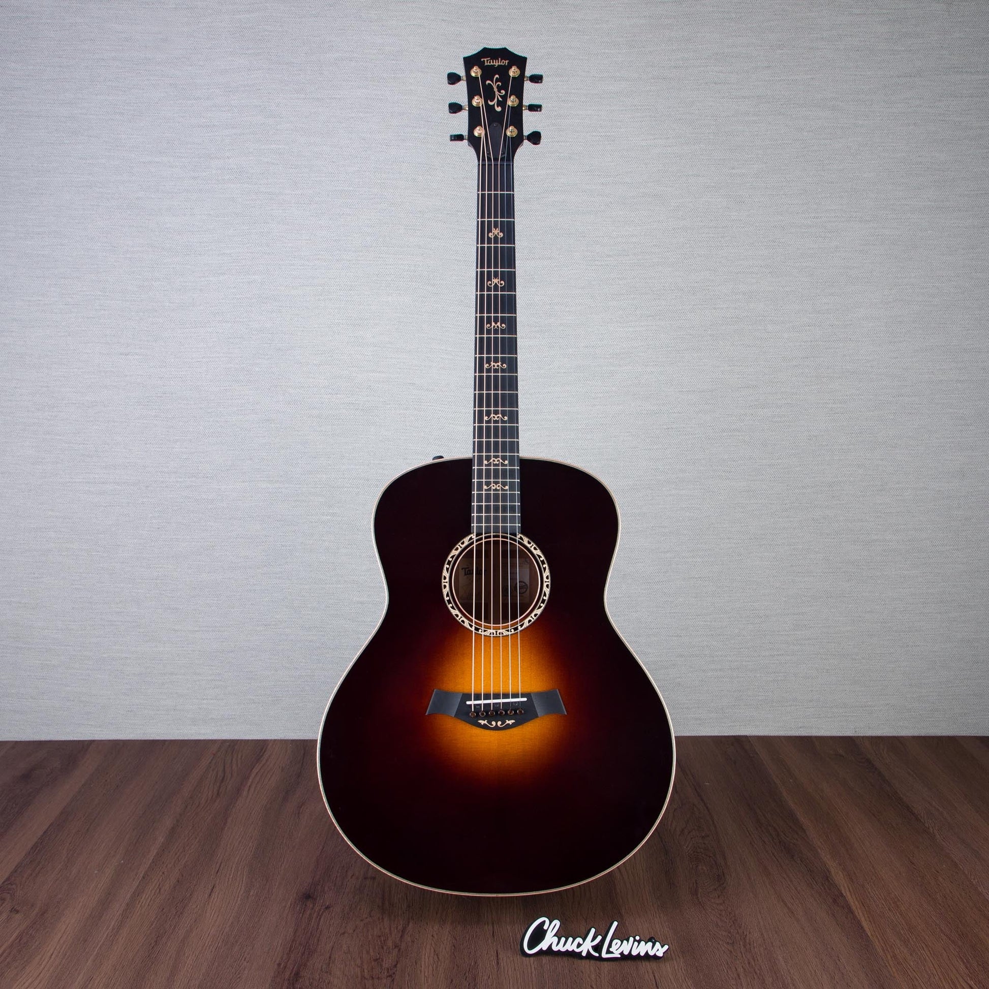 Taylor Custom #1 Grand Orchestra Mahogany/Sitka Spruce Acoustic Electric Guitar - Vintage Sunburst - #1206213121