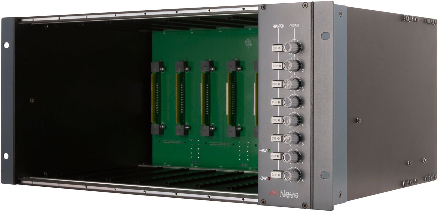 AMS Neve 1073/1084 5U Rack with PSU, Phantom and Gain Control