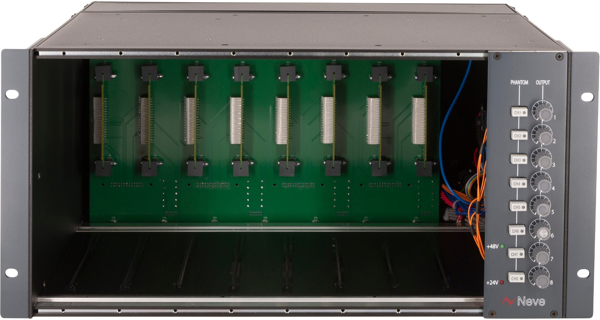 AMS Neve 1073/1084 5U Rack with PSU, Phantom and Gain Control