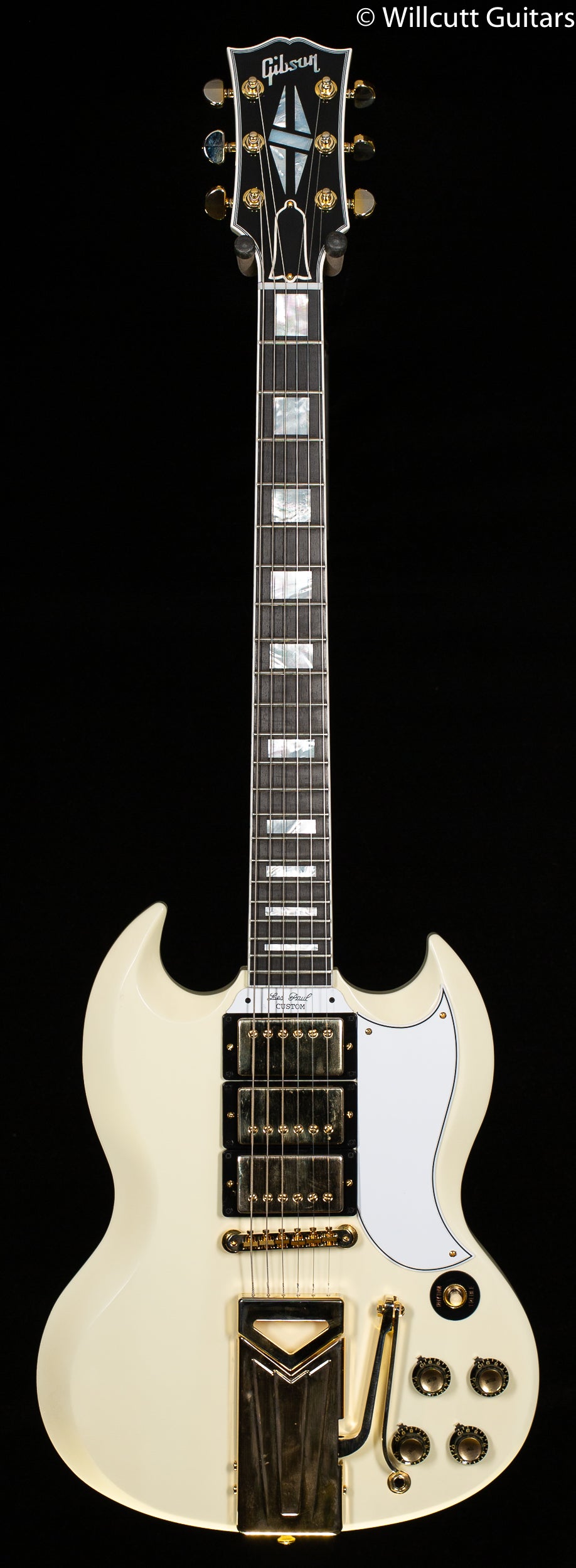 Gibson 60th Anniversary 1961 SG Les Paul Custom VOS Polaris White