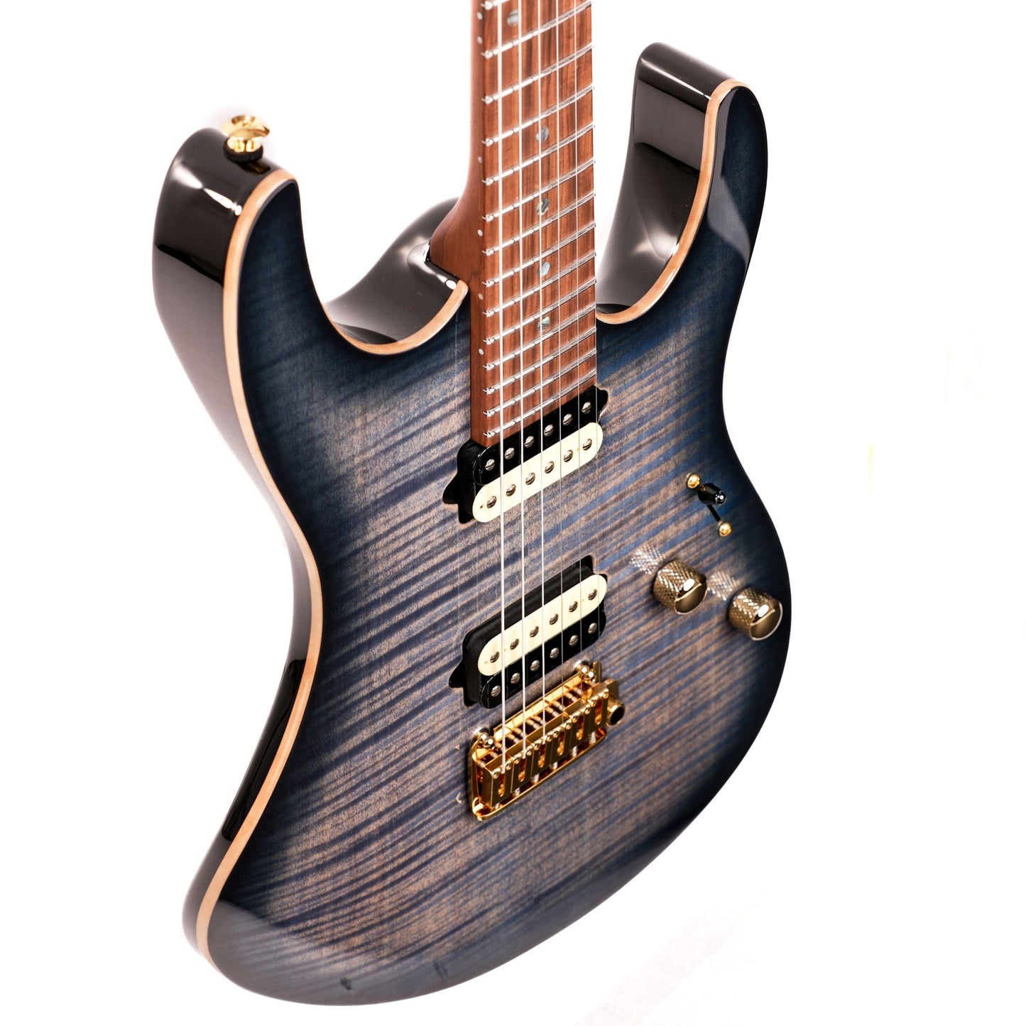 Suhr Modern Electric Guitar - Faded Trans Whale Blue Burst