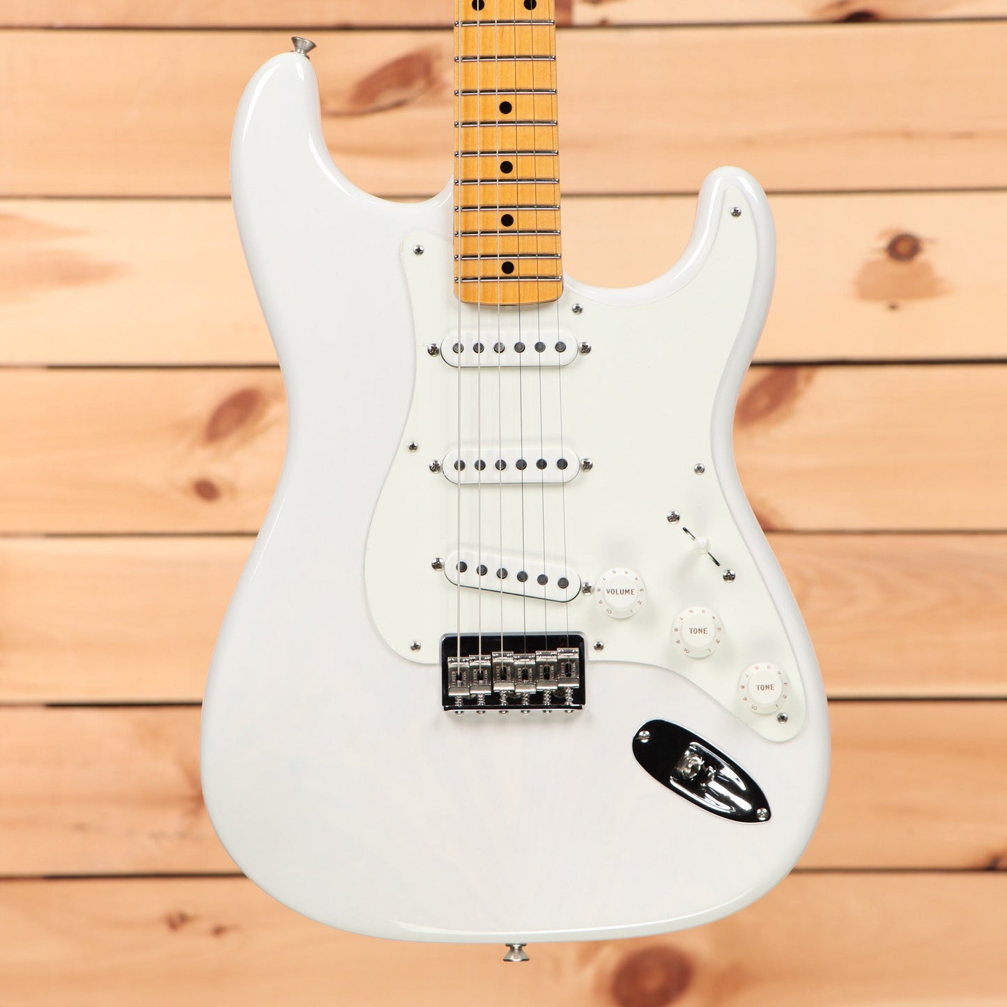 Fender Custom Shop Vintage Custom 1955 Hardtail Stratocaster Time Capsule - Aged White Blonde