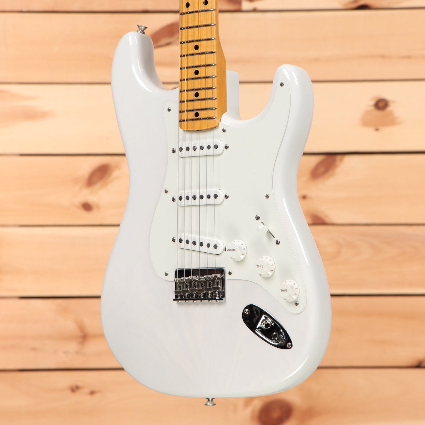 Fender Custom Shop Vintage Custom 1955 Hardtail Stratocaster Time Capsule - Aged White Blonde