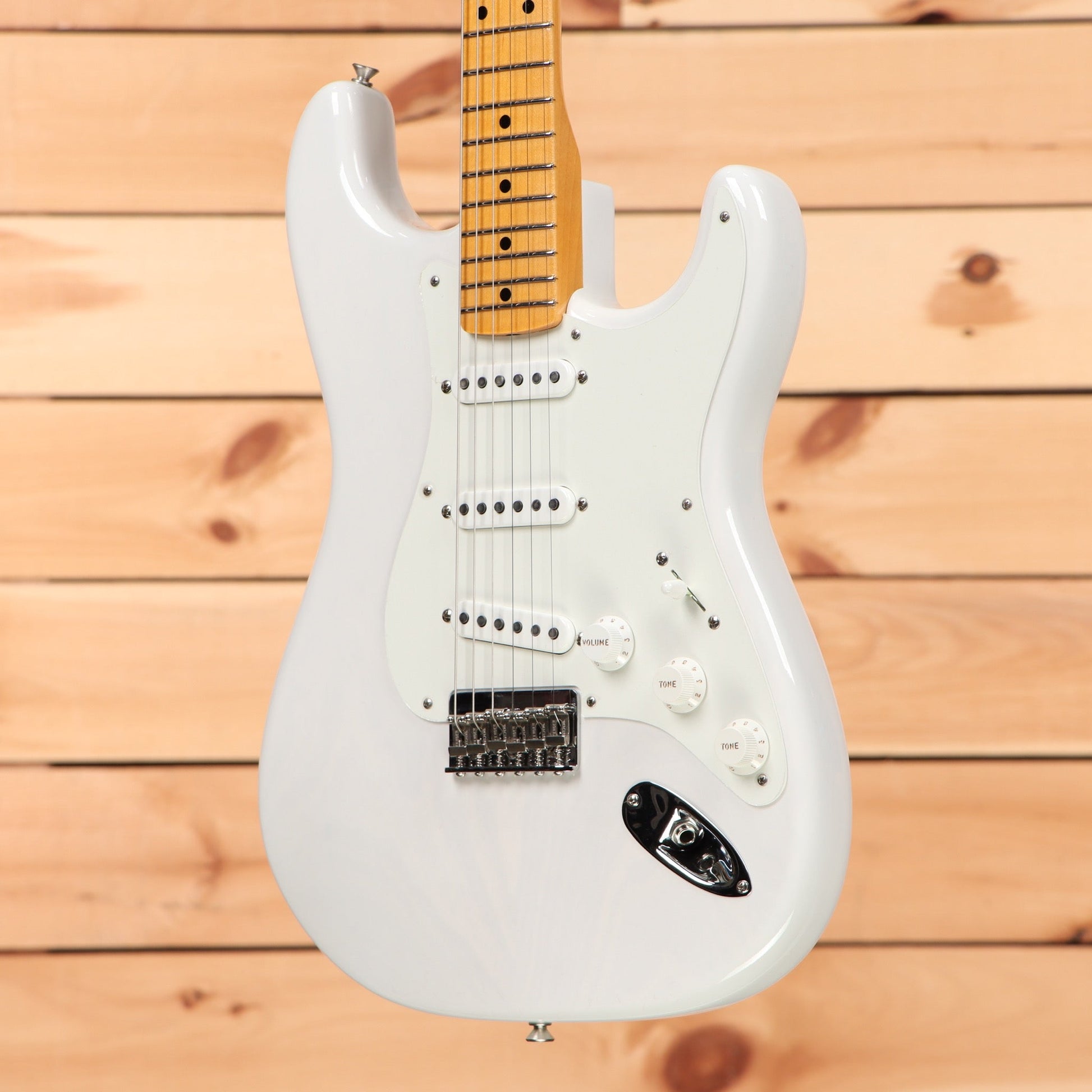 Fender Custom Shop Vintage Custom 1955 Hardtail Stratocaster Time Capsule - Aged White Blonde