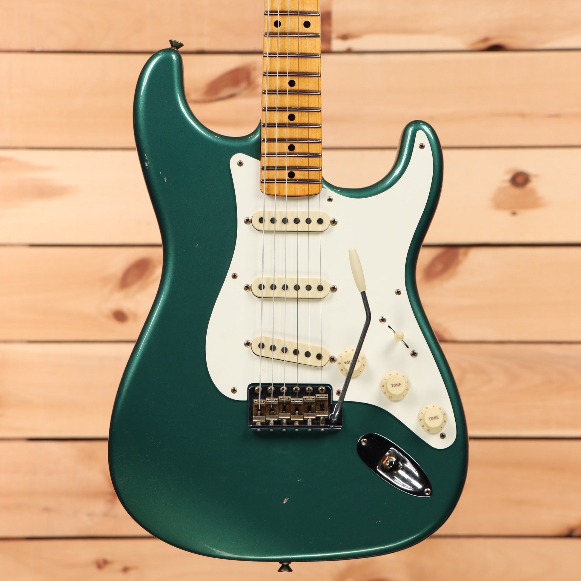 Fender Custom Shop 1956 Stratocaster Journeyman Relic - Aged Sherwood Green Metallic