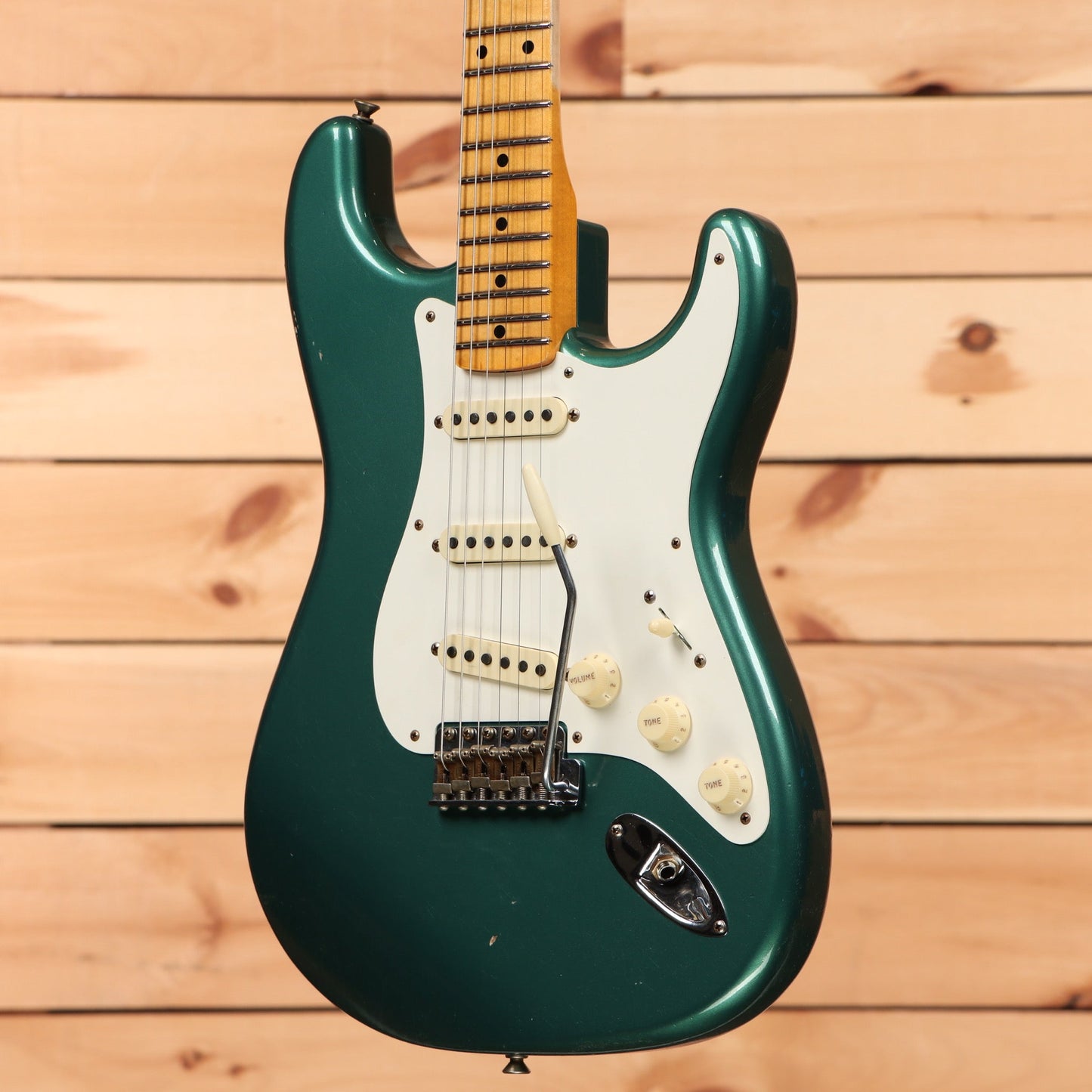 Fender Custom Shop 1956 Stratocaster Journeyman Relic - Aged Sherwood Green Metallic