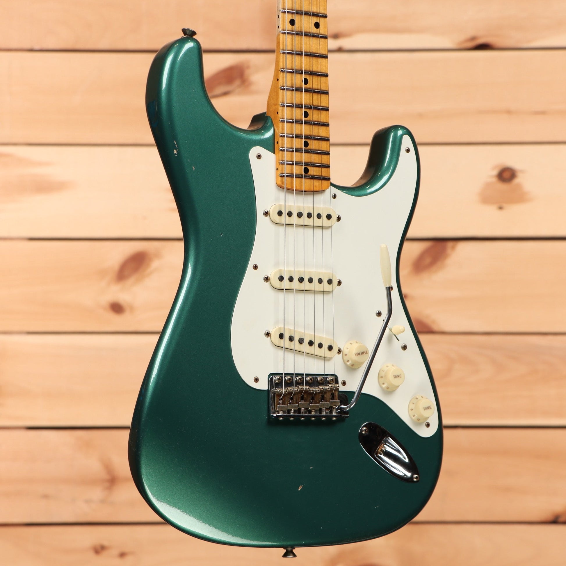 Fender Custom Shop 1956 Stratocaster Journeyman Relic - Aged Sherwood Green Metallic