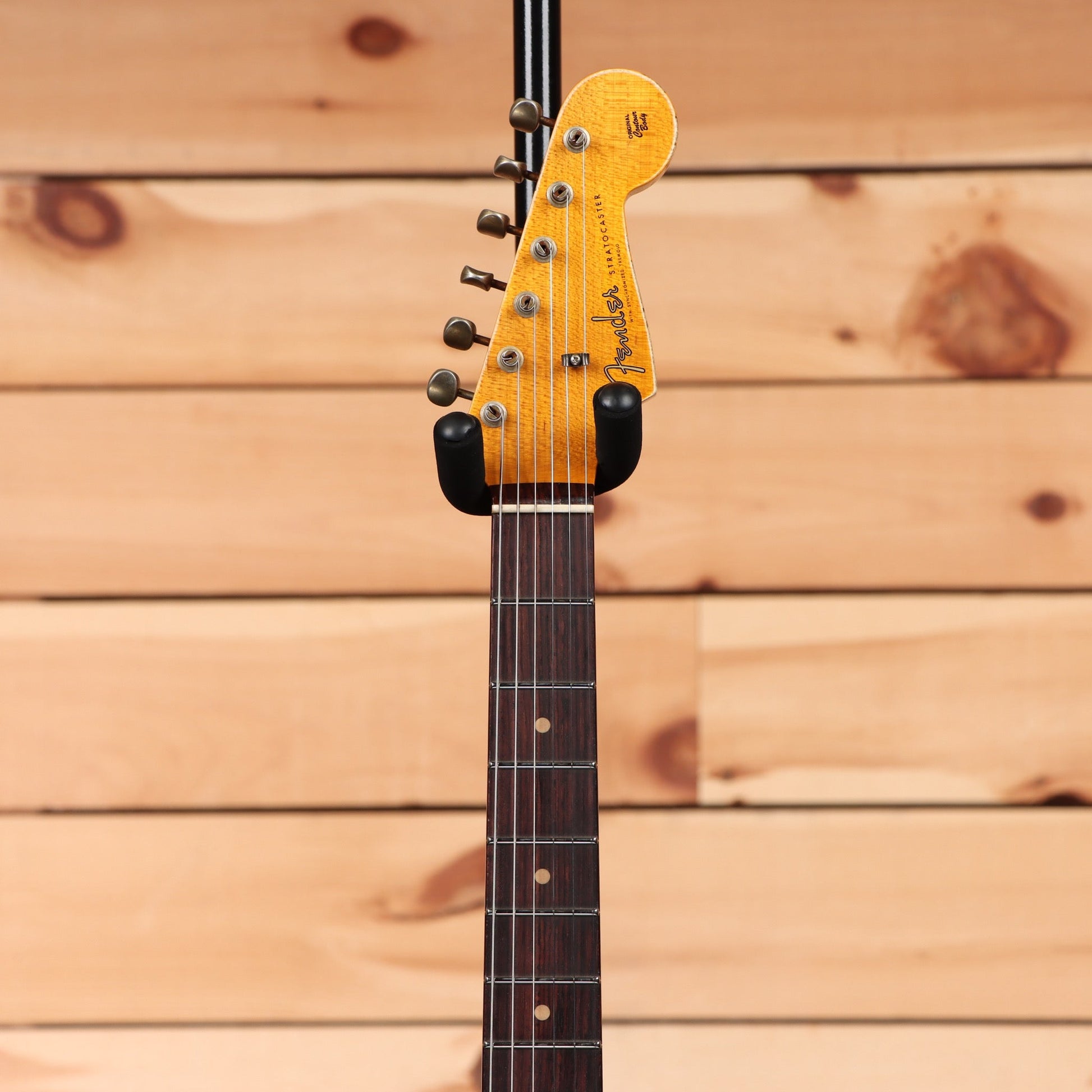 Fender Custom Shop 1960 Stratocaster Heavy Relic - Aged Olympic White over 3-Color Sunburst
