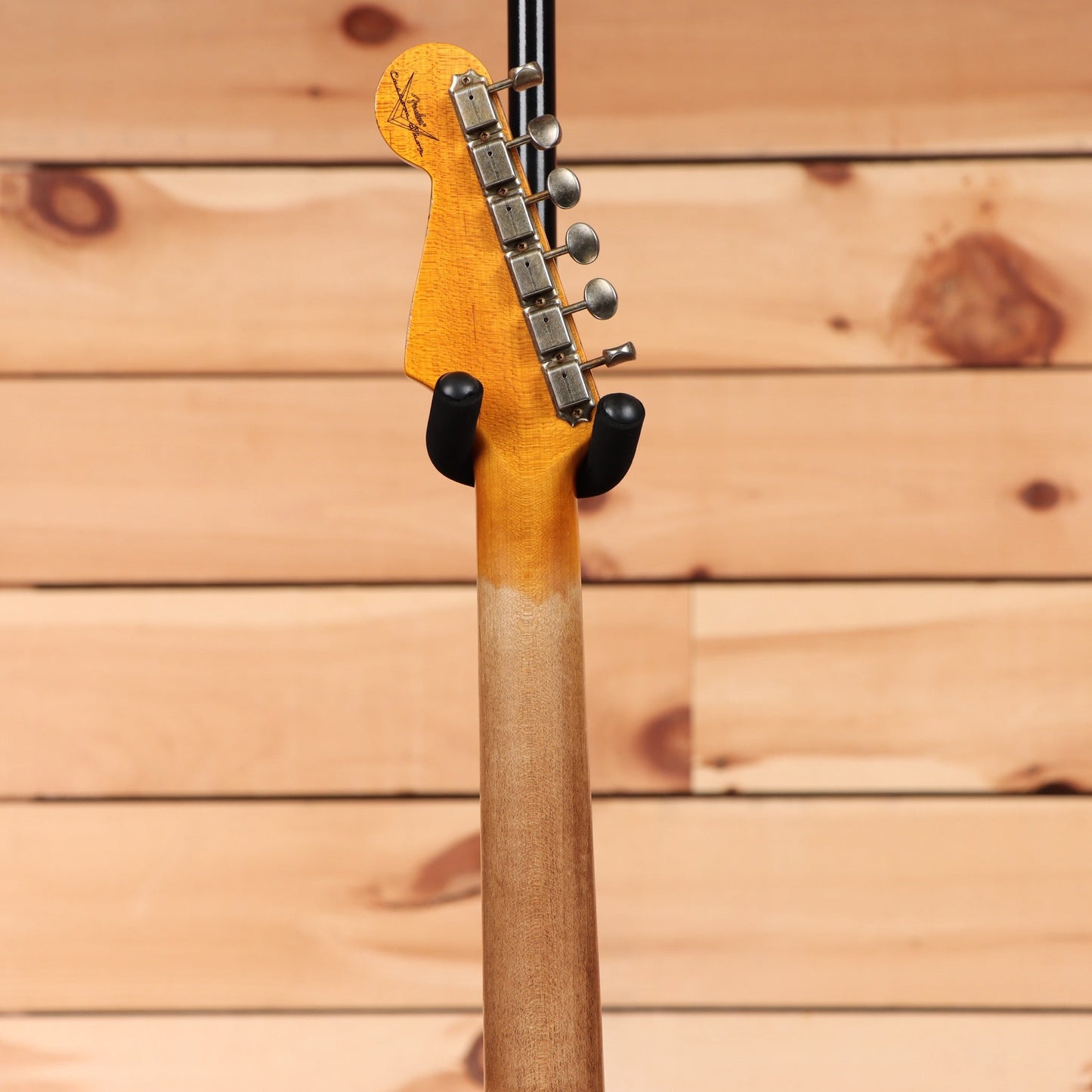 Fender Custom Shop 1960 Stratocaster Heavy Relic - Aged Black over 3-Color Sunburst