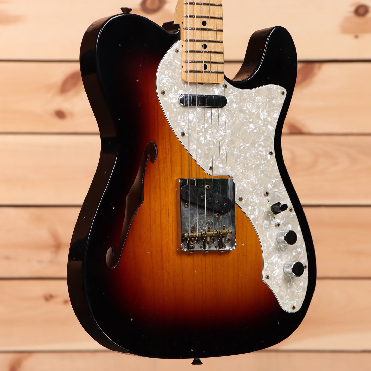 Fender Custom Shop 1968 Thinline Telecaster Relic - 3 Color Sunburst