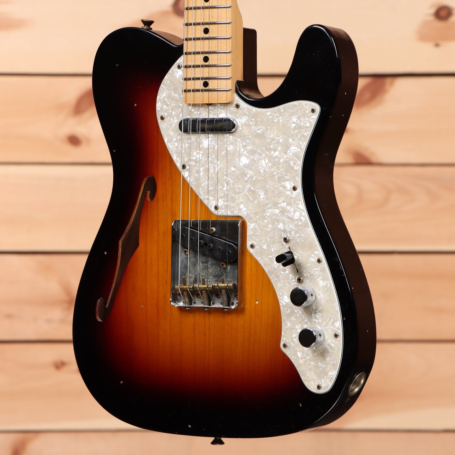 Fender Custom Shop 1968 Thinline Telecaster Relic - 3 Color Sunburst