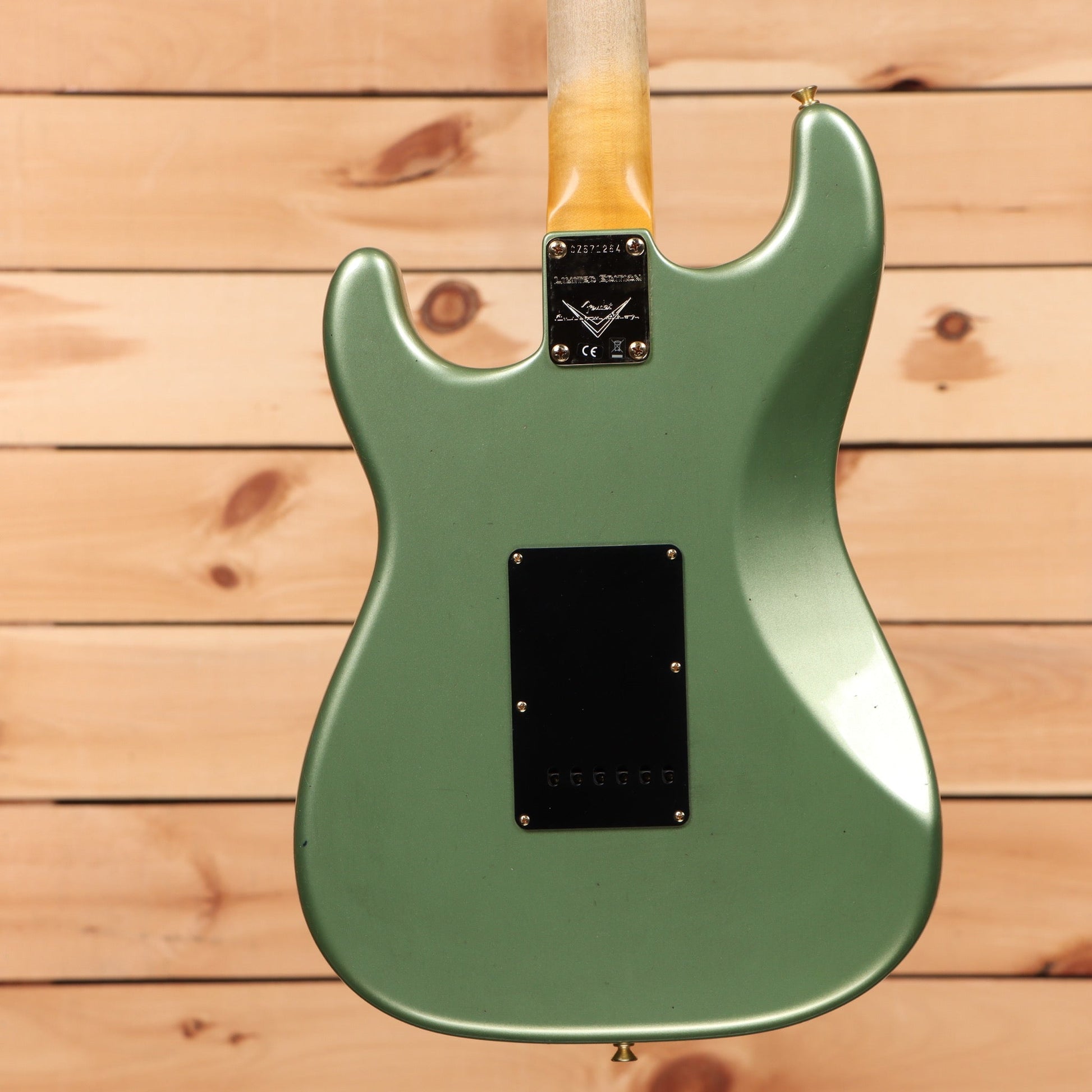 Fender Custom Shop Limited 1965 Dual-Mag Stratocaster Journeyman Relic - Aged Sage Green Metallic