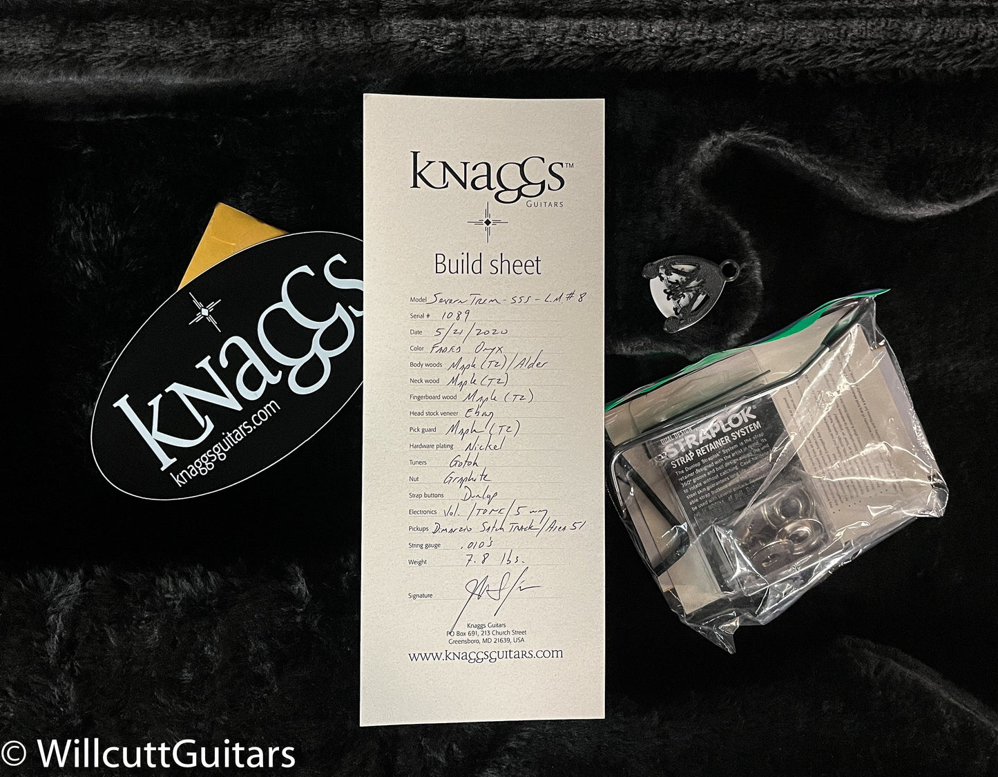 Knaggs Severn Trem Larry Mitchell Faded Onyx