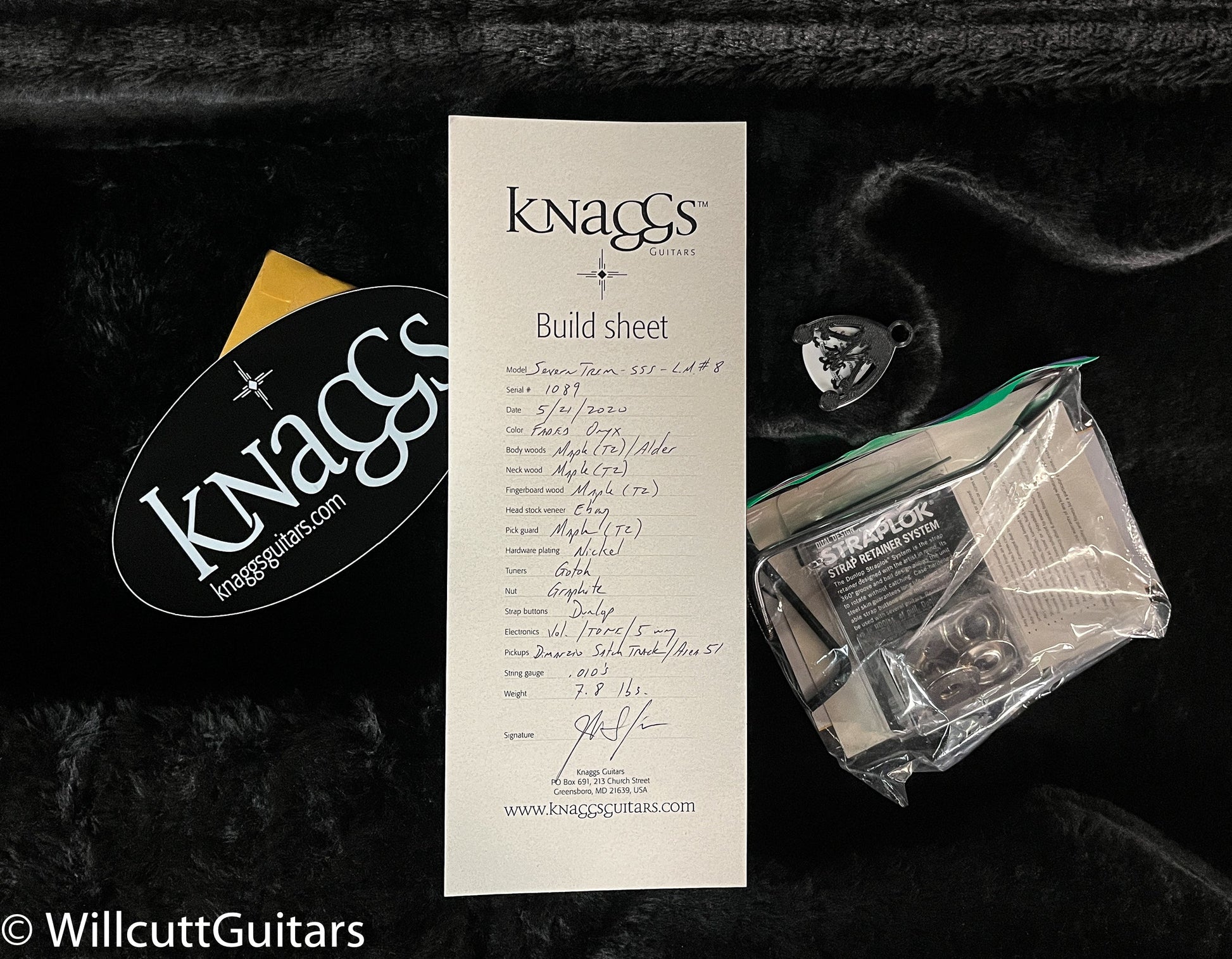 Knaggs Severn Trem Larry Mitchell Faded Onyx
