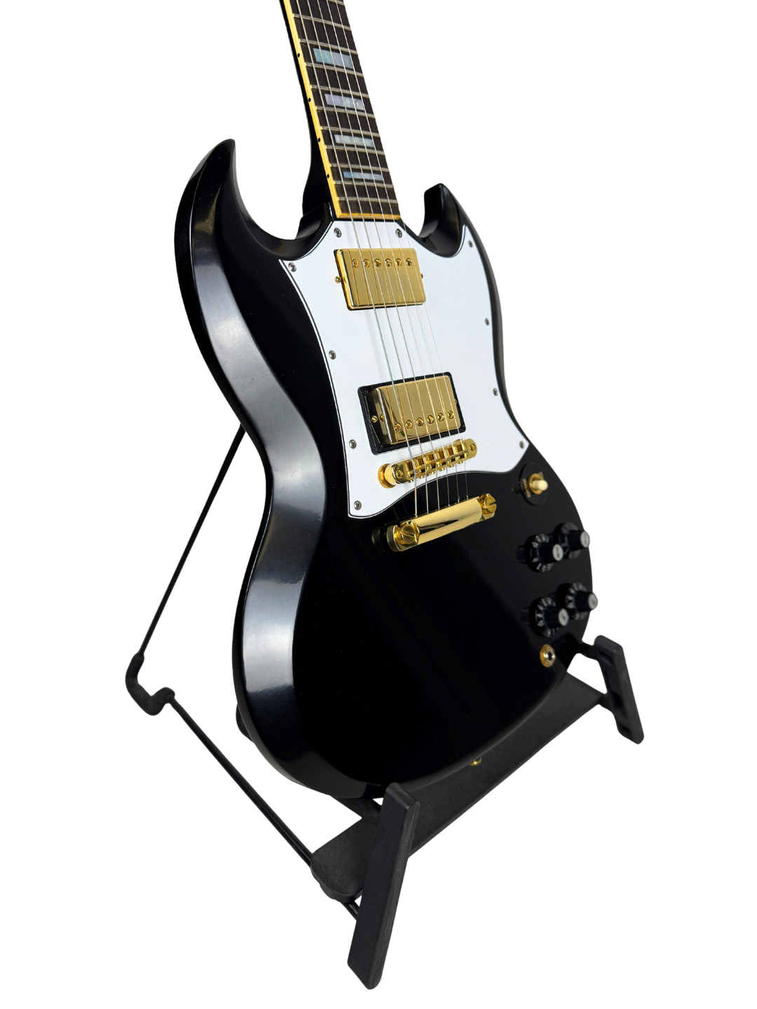 SOLD - Gibson Custom Shop SG Custom with 'Back in Black' Upgrades - USA 2022
