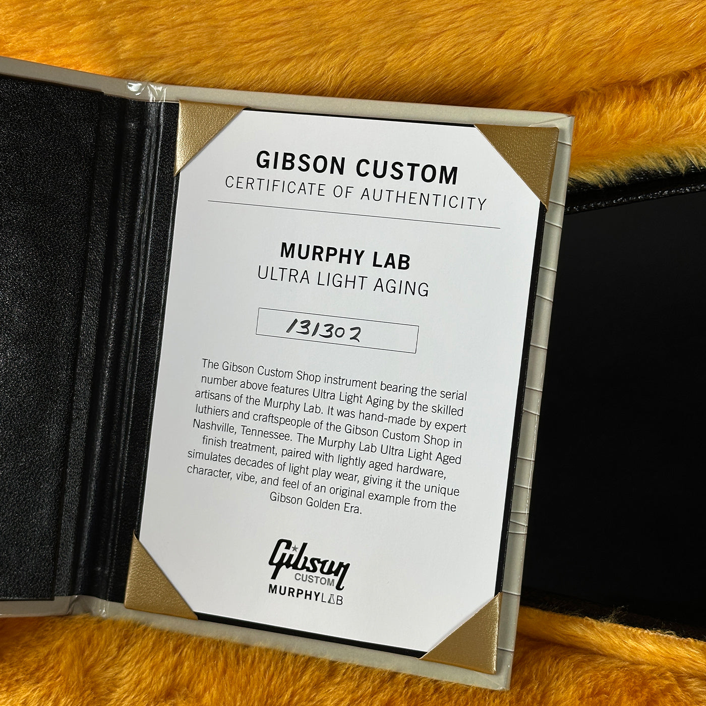 Gibson Custom Dealer Select 1964 ES-335 Double Gold w/Black Stinger Ultra Light Aged w/case 131302