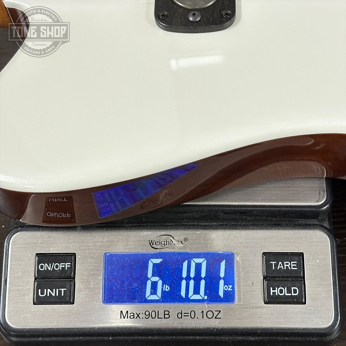 Powers Electric A-Type Pearl White FF42 Anodized Camtail Matching Headstock w/softcase B231