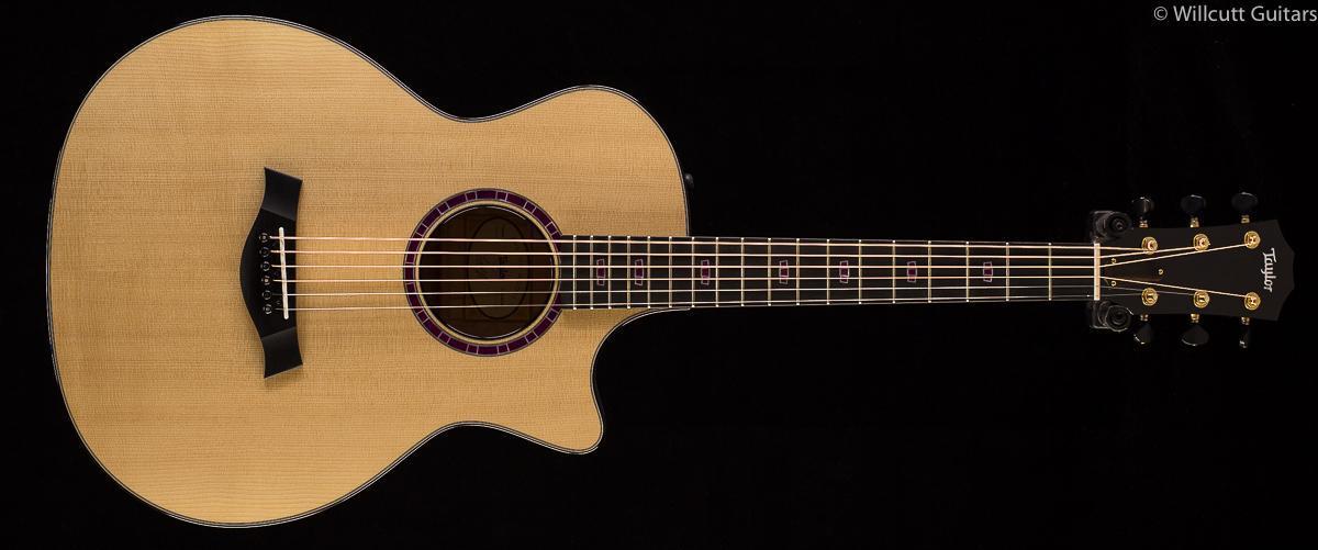 2019 Taylor Custom 11091 Grand Auditorium 12 Fret Quilted Maple (146)