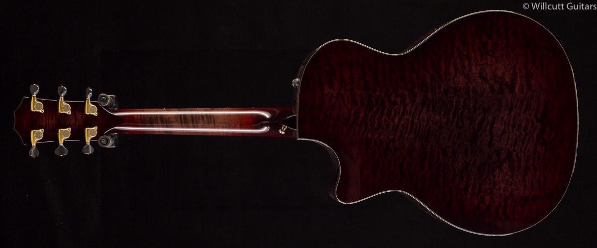 2019 Taylor Custom 11091 Grand Auditorium 12 Fret Quilted Maple (146)