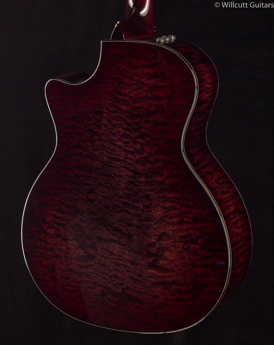 2019 Taylor Custom 11091 Grand Auditorium 12 Fret Quilted Maple (146)
