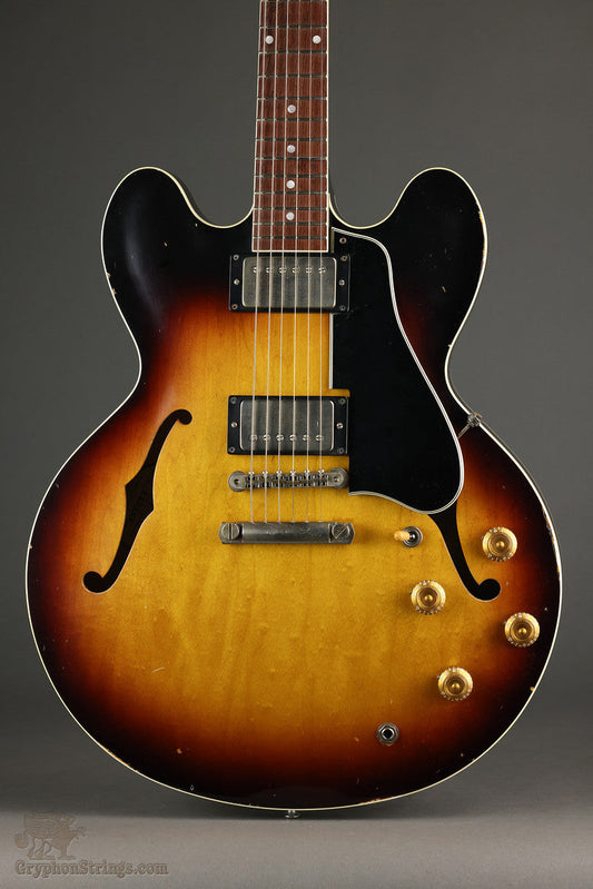Creek CTF1959 Aged Vintage Sunburst Semi-Hollow Archtop Electric Guitar - New