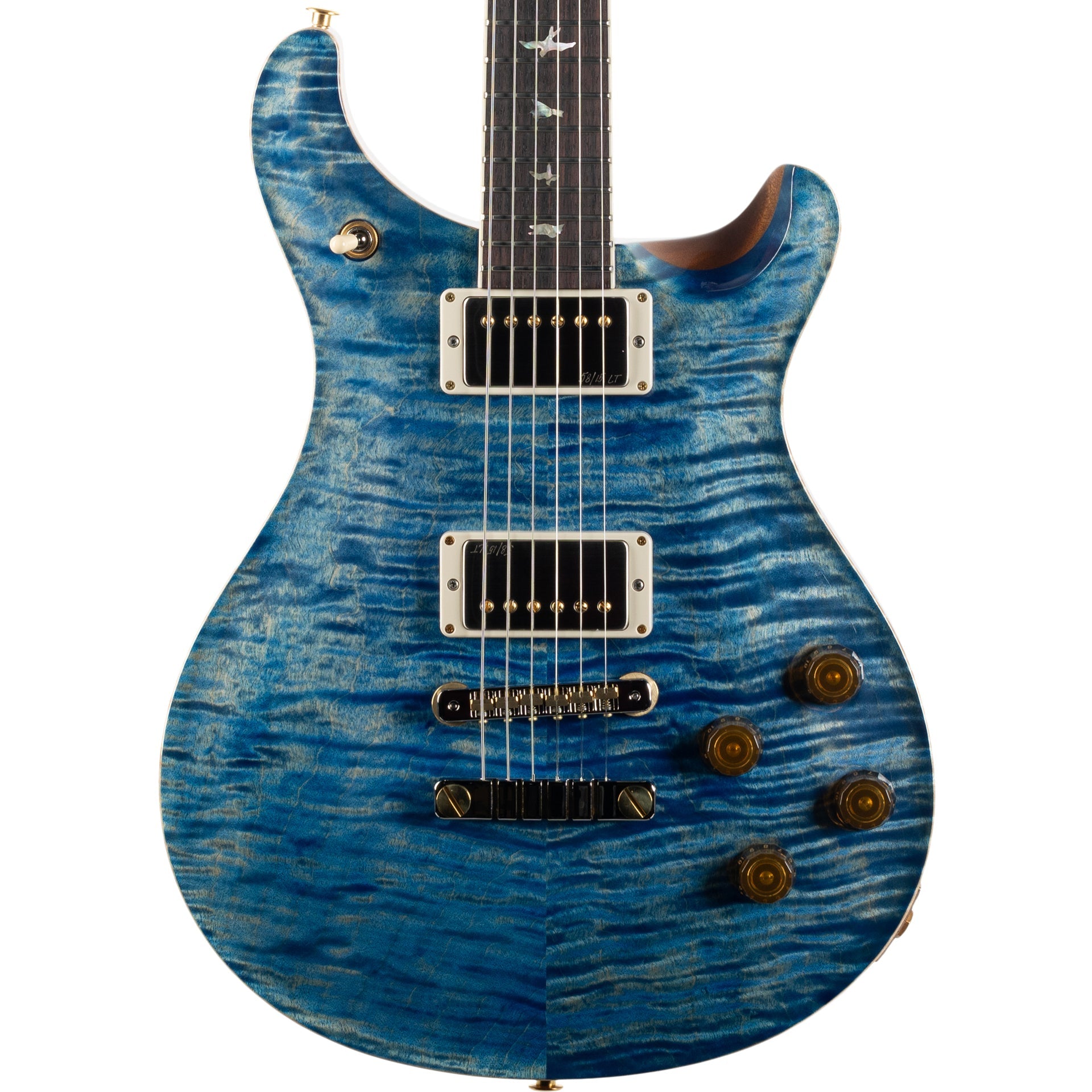 PRS McCarty 594 10 Top Electric Guitar, Faded Blue Jean