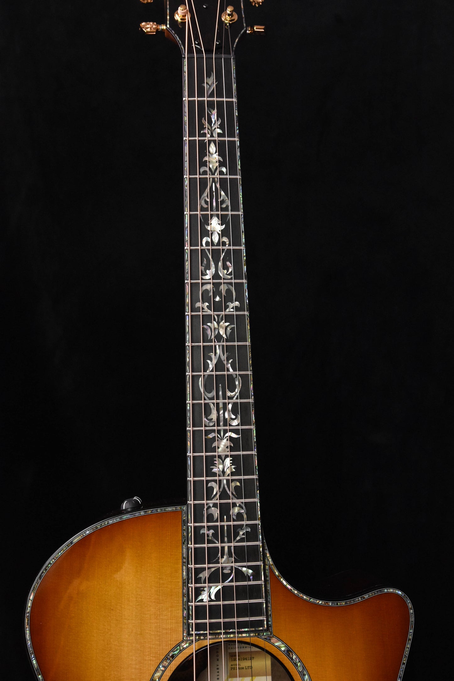 Taylor 50th Anniversary PS14CE LTD Cedar/Walnut Acoustic Guitar with Custom Walnut Circa 74 Amp