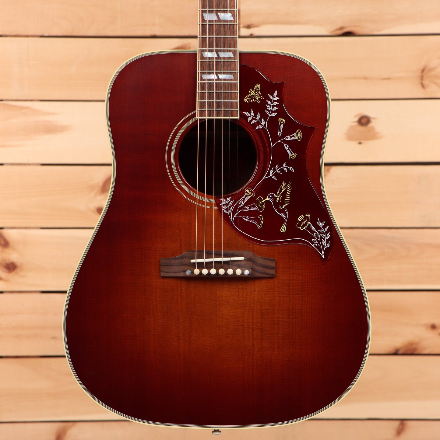 Gibson 1960 Hummingbird Fixed Bridge - Heritage Cherry Sunburst