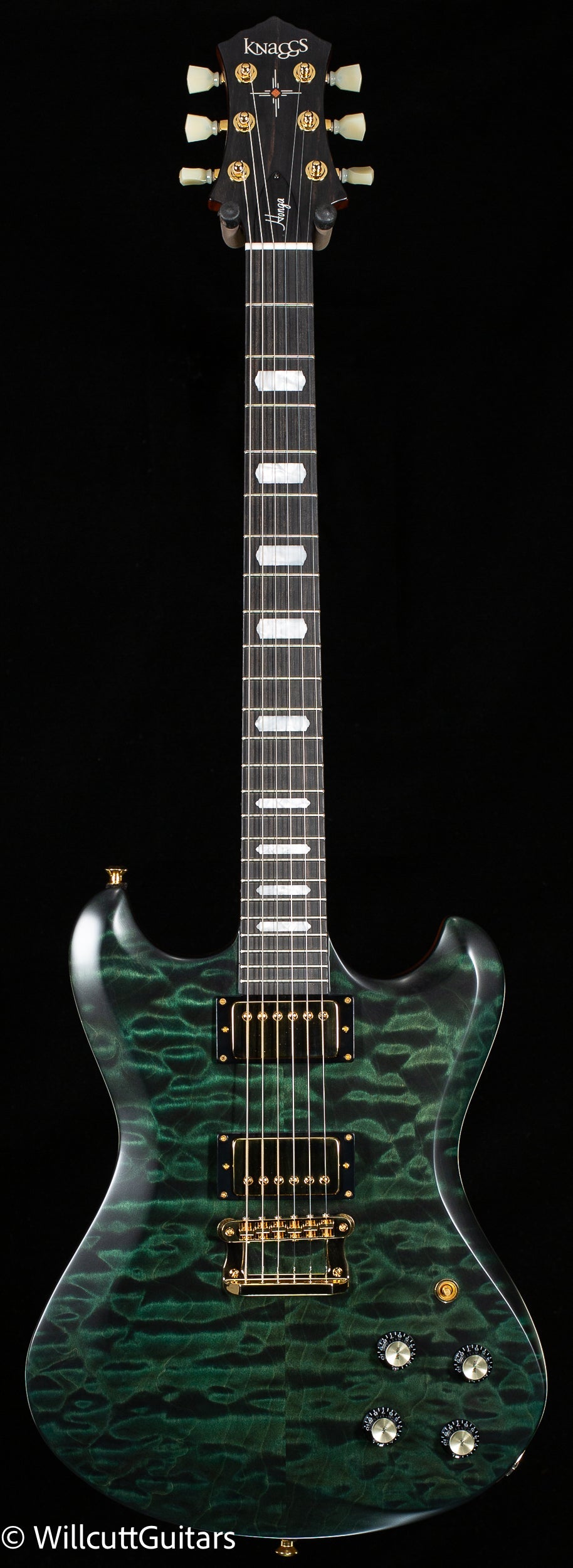 2023 Knaggs Influence Honga Forest Green w/T1 Quilt top (115)