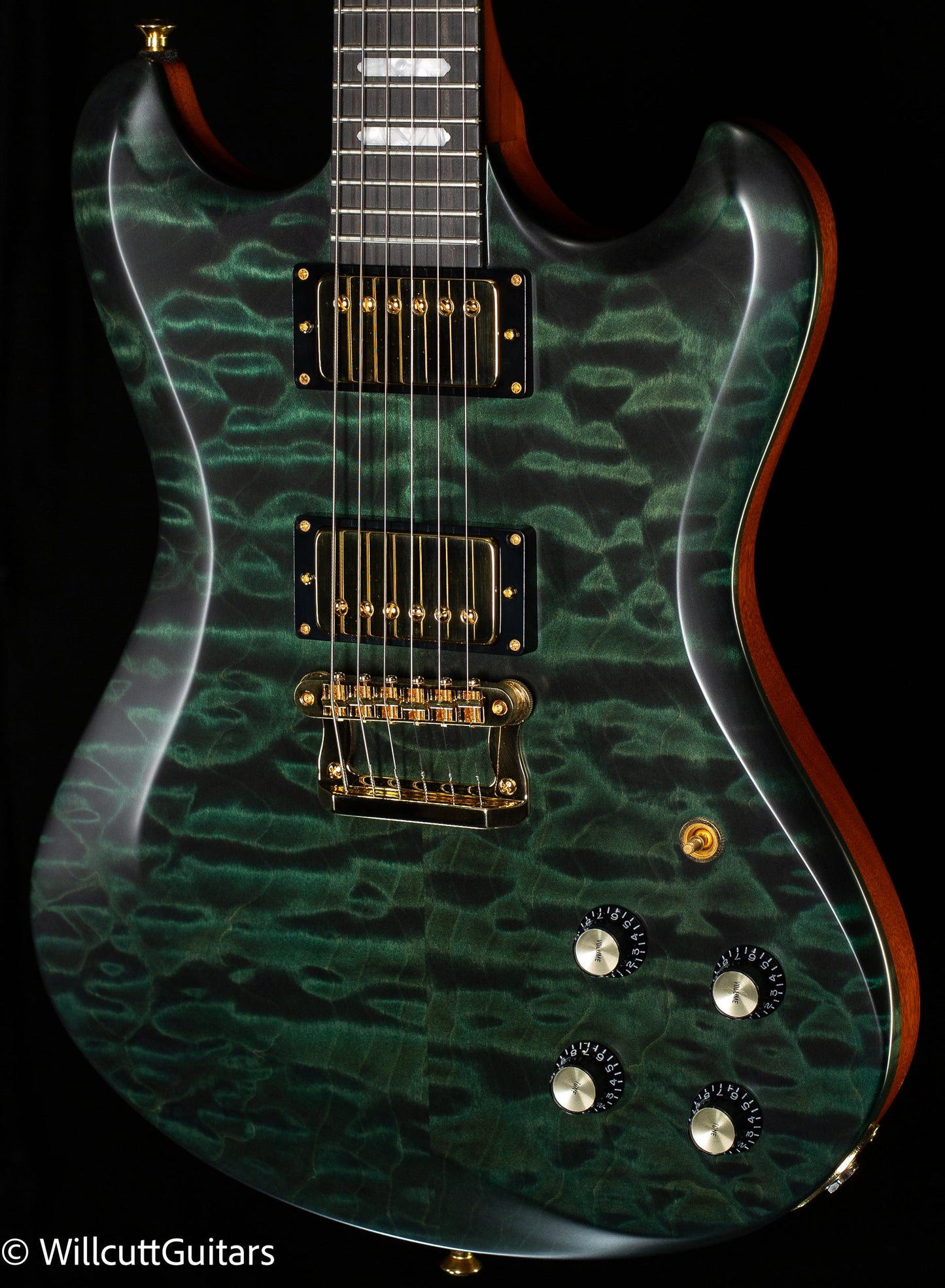 2023 Knaggs Influence Honga Forest Green w/T1 Quilt top (115)