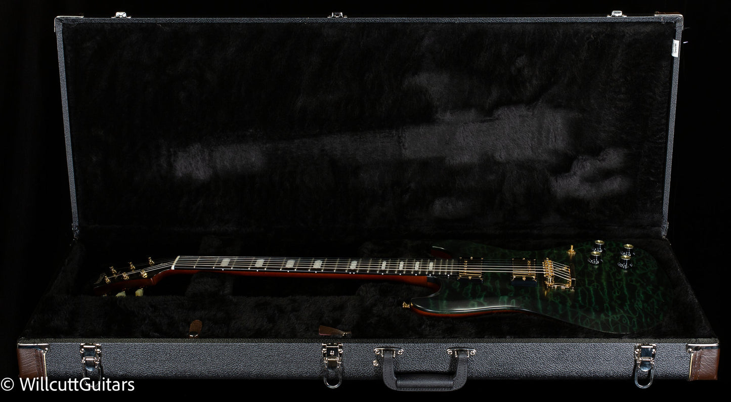 2023 Knaggs Influence Honga Forest Green w/T1 Quilt top (115)