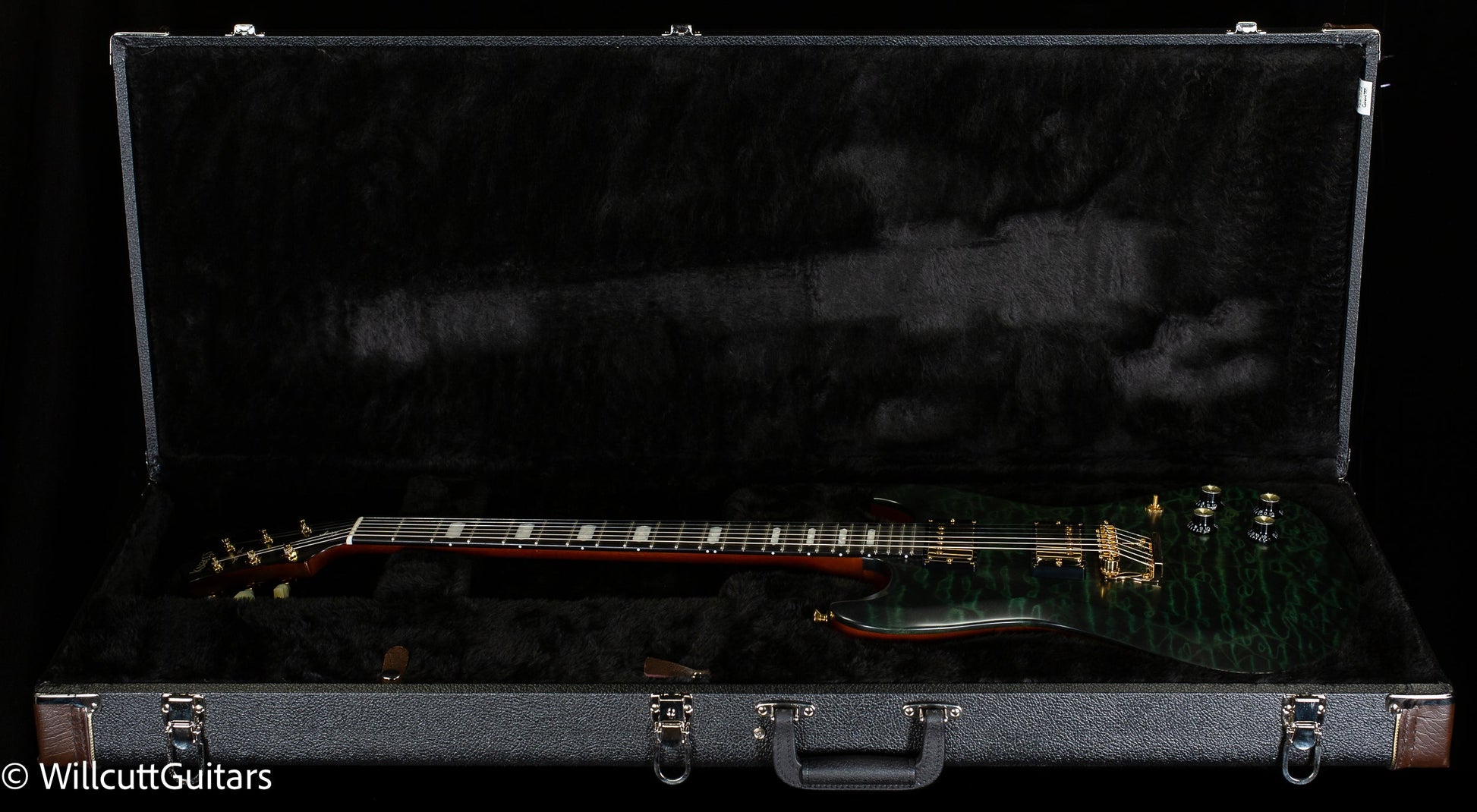 2023 Knaggs Influence Honga Forest Green w/T1 Quilt top (115)