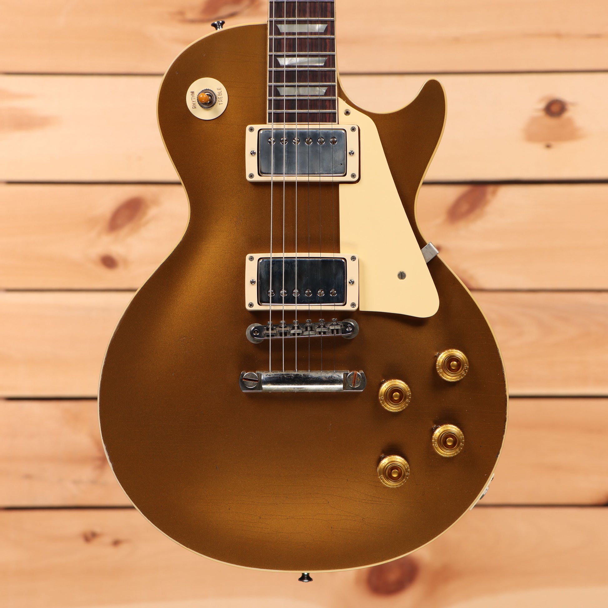 Gibson 1957 Les Paul Goldtop Darkback Reissue Light Aged - Double Gold