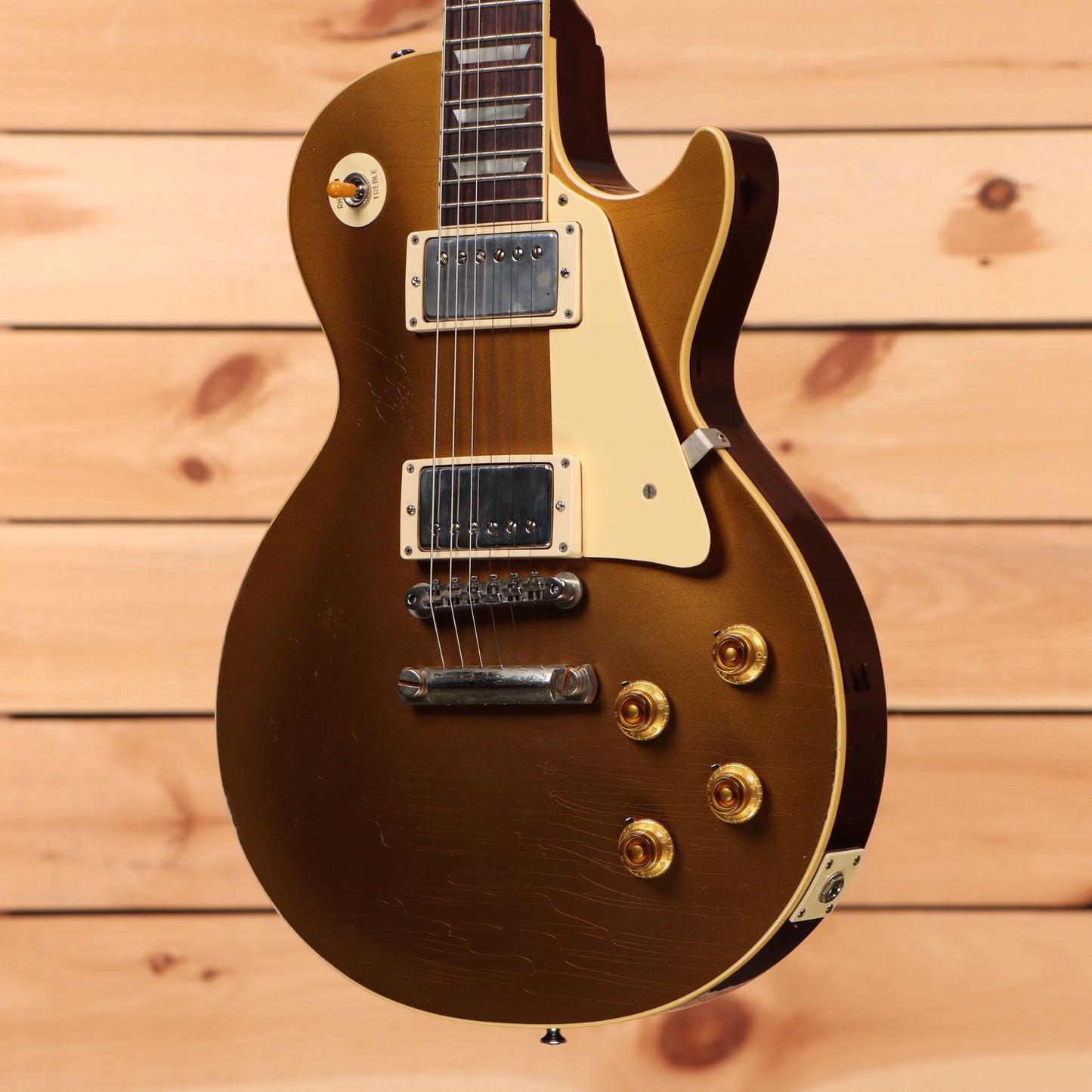 Gibson 1957 Les Paul Goldtop Darkback Reissue Light Aged - Double Gold