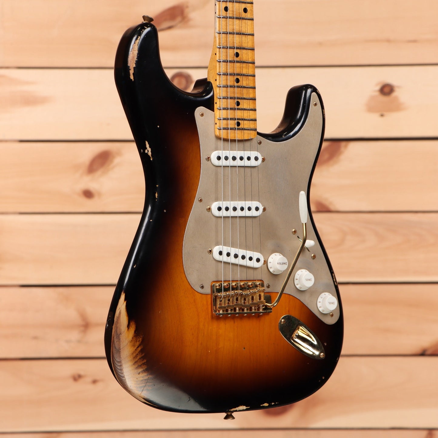 Fender Custom Shop Limited 1955 Stratocaster Relic - Wide Fade 2 Color Sunburst