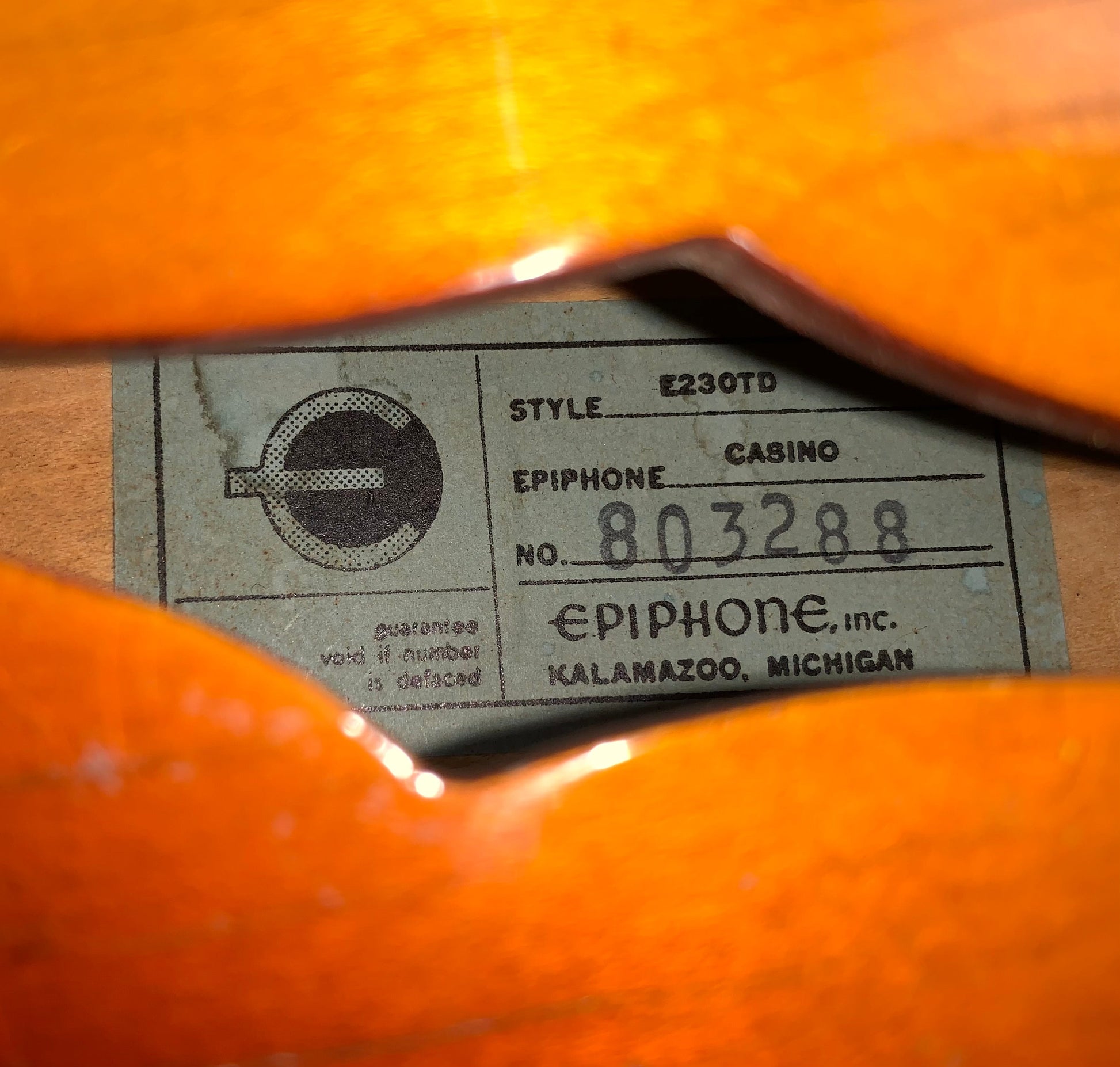 1966 Epiphone Casino Sunburst ala John Lennon Beatles Vintage 1960s