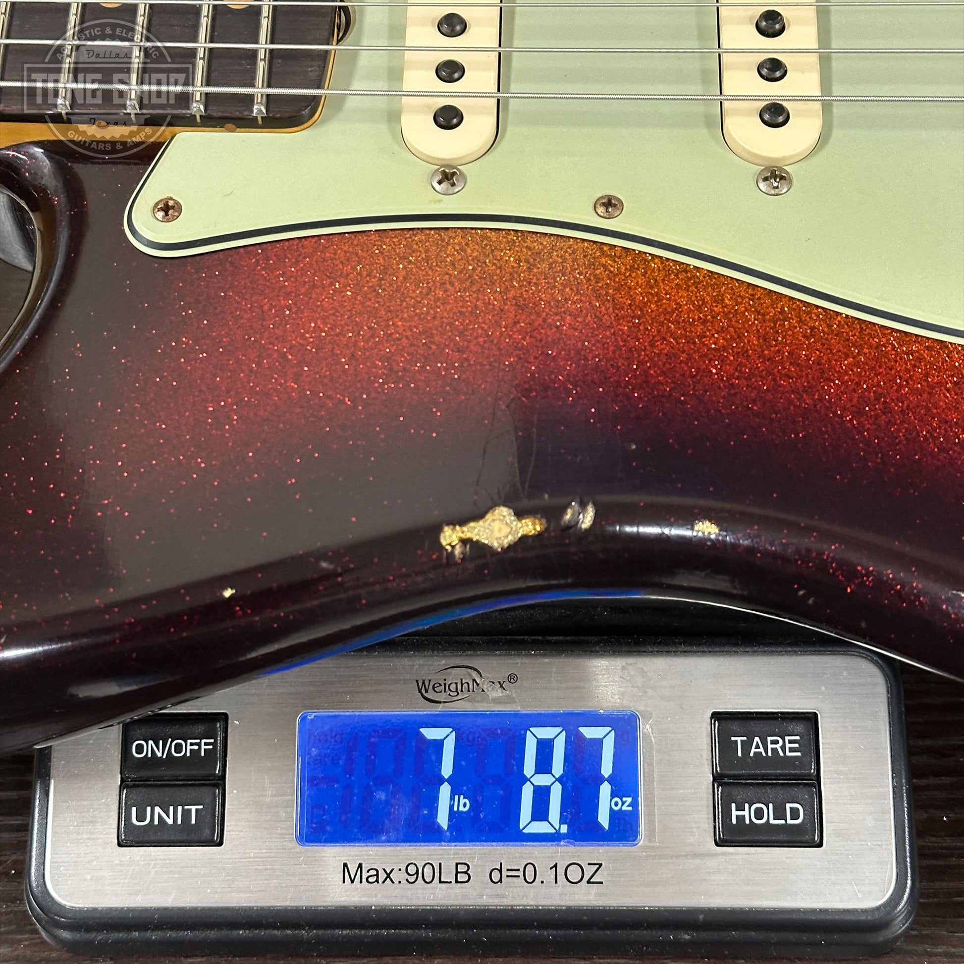 Fender Custom Shop 1963 Stratocaster Relic 3 Tone Sunburst Sparkle w/case TSLTD7OF10