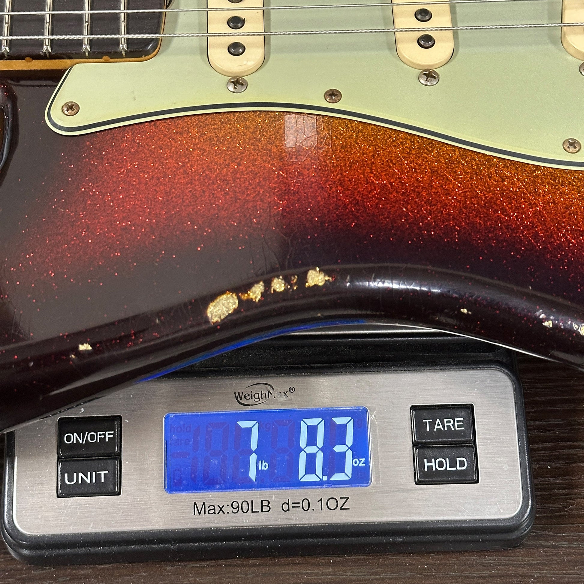 Fender Custom Shop 1963 Stratocaster Relic 3 Tone Sunburst Sparkle w/case TSLTD2OF10