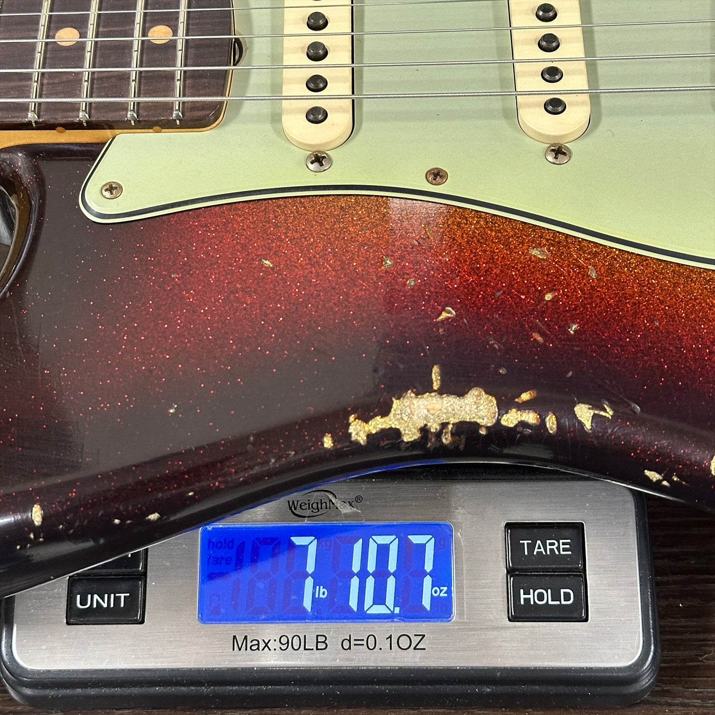 Fender Custom Shop 1963 Stratocaster Relic 3 Tone Sunburst Sparkle w/case TSLTD4OF10